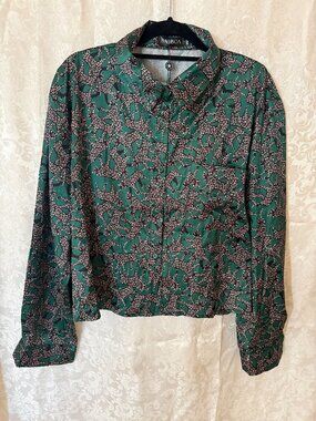 BALBOA bottom down dress shirt L